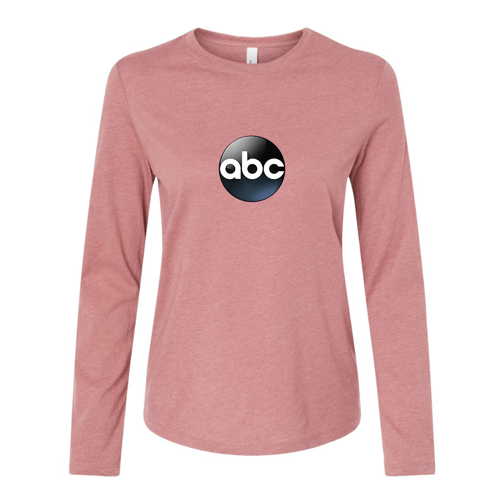 BELLA CANVAS Women’s Abc Logo Jersey Long Sleeve Tee
