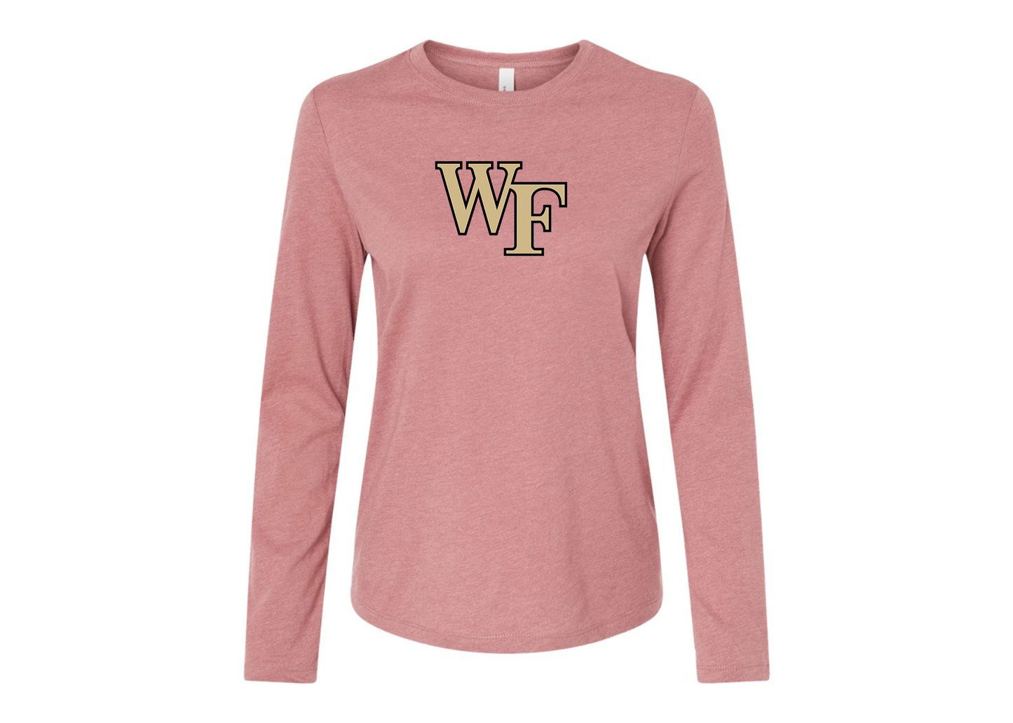 BELLA CANVAS Women’s Wake Forest Demon Deacons Jersey Long Sleeve Tee