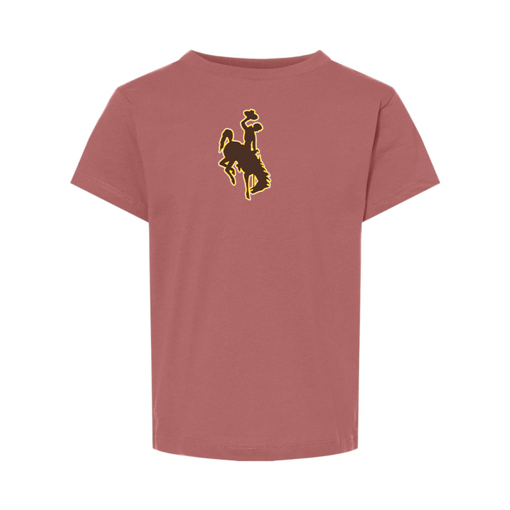 Wyoming Cowboys BELLA  CANVAS Toddler Jersey Tee