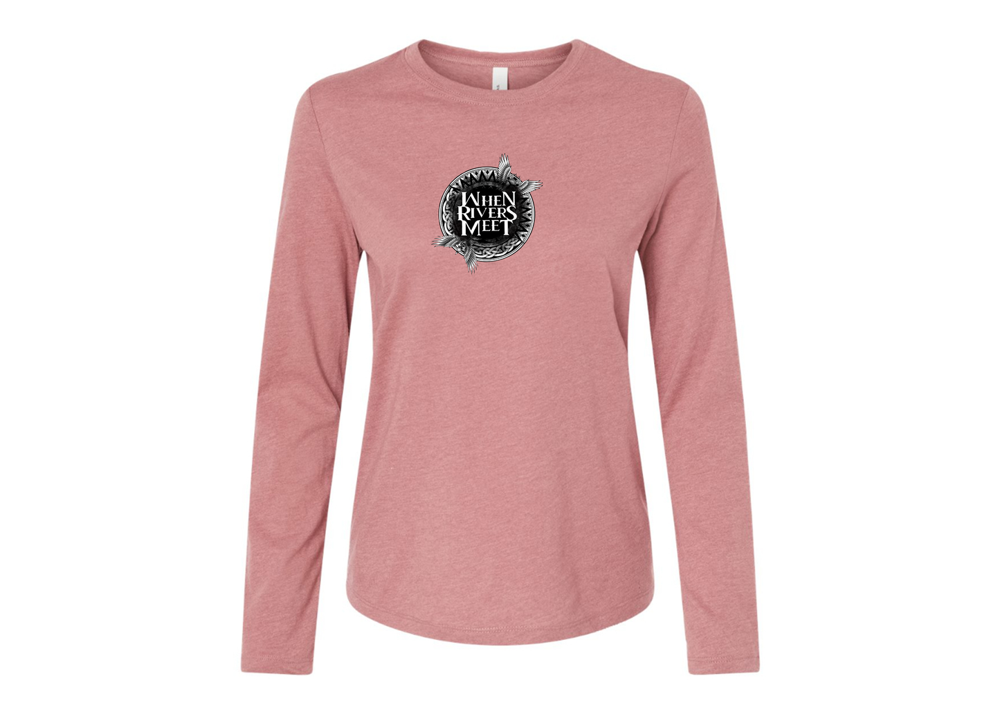 BELLA CANVAS Women’s When Rivers Meet Jersey Long Sleeve Tee