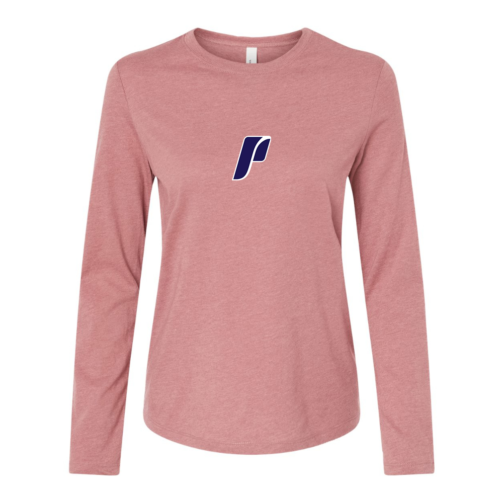 BELLA CANVAS Women’s Portland Pilots Logo Jersey Long Sleeve Tee