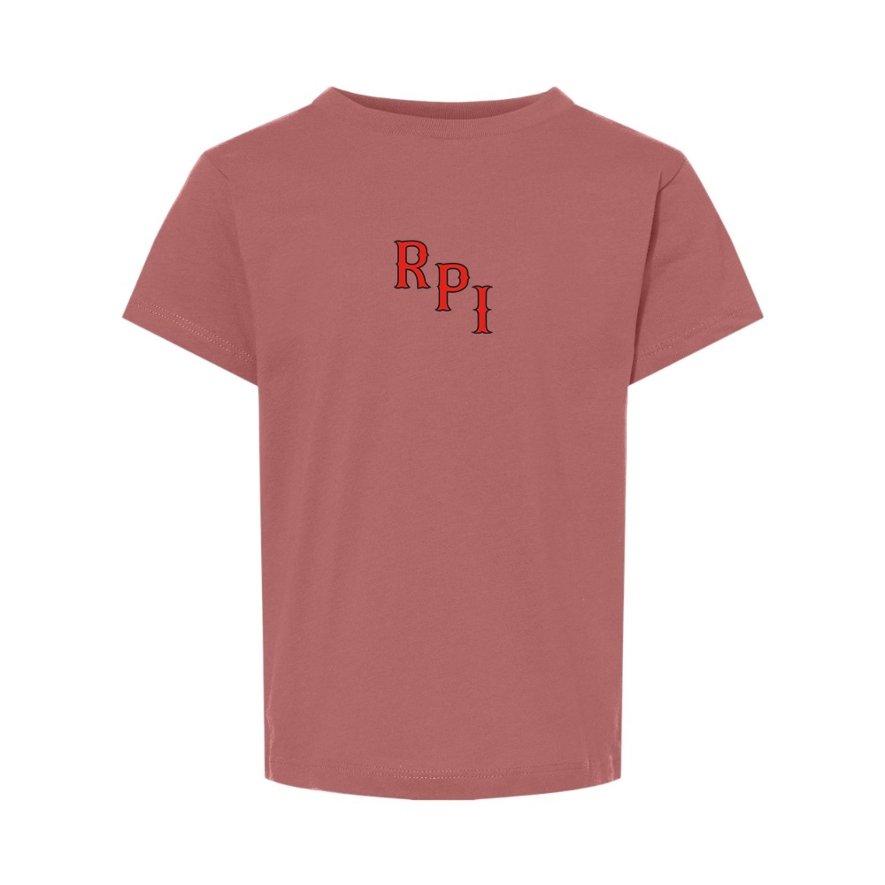 RPI Engineers Logo BELLA  CANVAS Toddler Jersey Tee