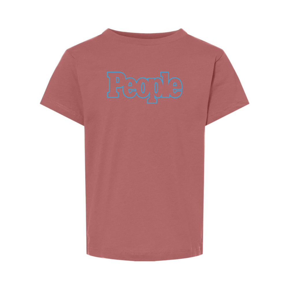 People Magazine Logo BELLA  CANVAS Toddler Jersey Tee