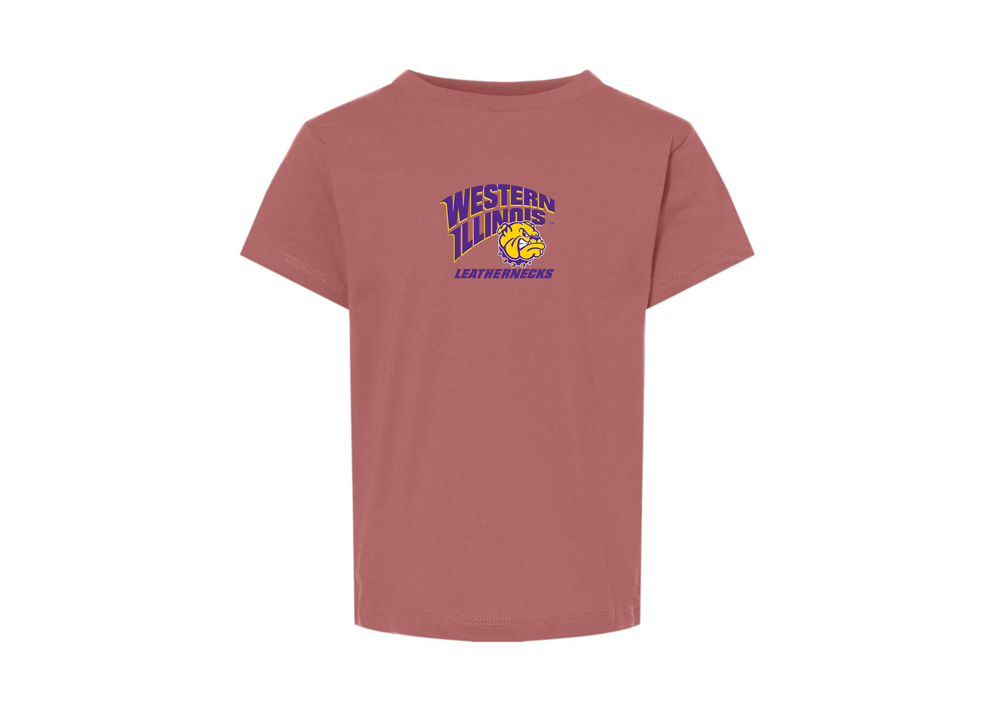 Western Illinois Leathernecks BELLA  CANVAS Toddler Jersey Tee