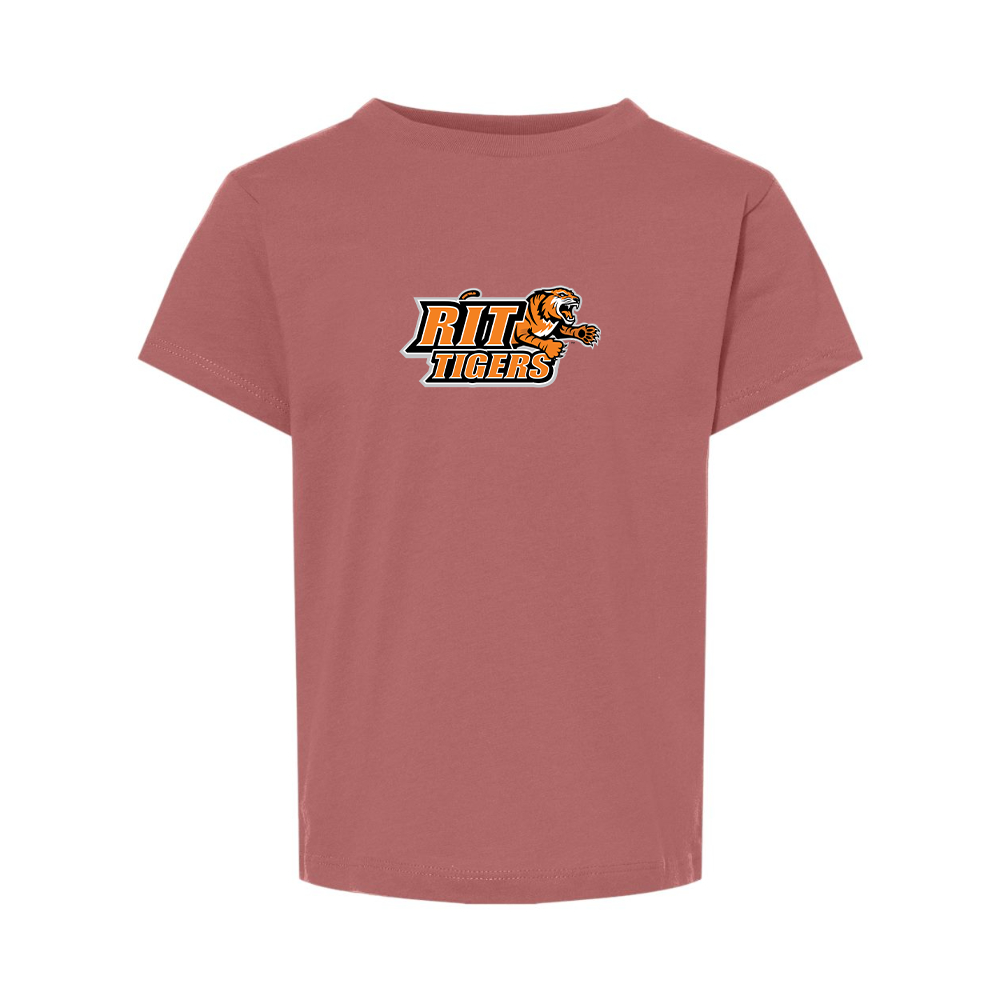 RIT Tigers Logo BELLA  CANVAS Toddler Jersey Tee