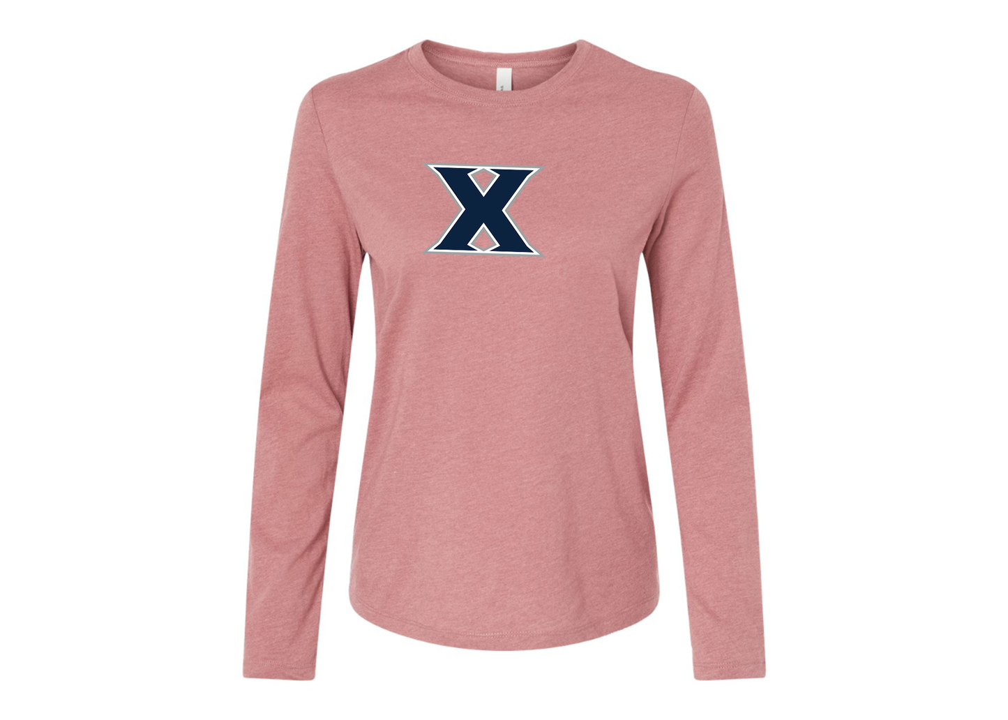 BELLA CANVAS Women’s Xavier Musketeers Jersey Long Sleeve Tee