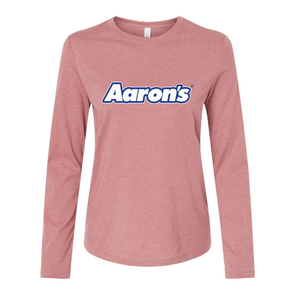 BELLA CANVAS Women’s Aaron_s Logo Jersey Long Sleeve Tee