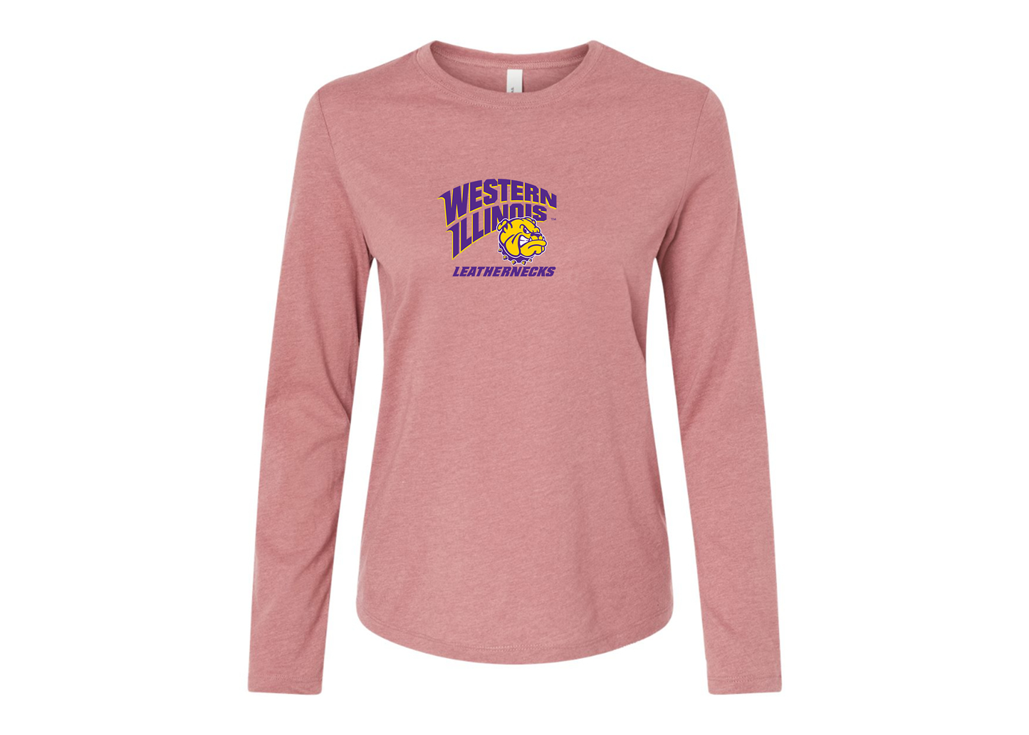 BELLA CANVAS Women’s Western Illinois Leathernecks Jersey Long Sleeve Tee