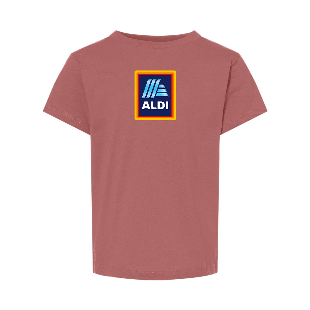 Aldi Logo BELLA  CANVAS Toddler Jersey Tee