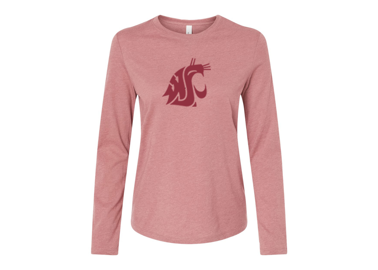 BELLA CANVAS Women’s Washington State Cougars Jersey Long Sleeve Tee