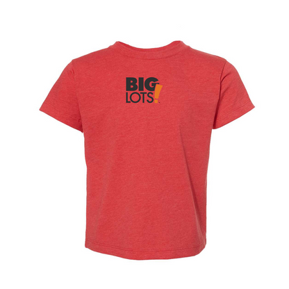 Big Lots Logo BELLA  CANVAS Toddler Jersey Tee