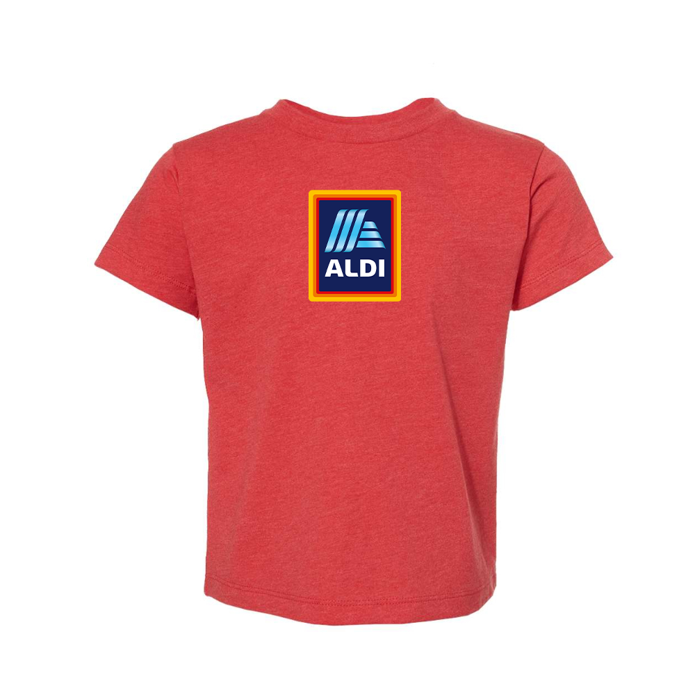 Aldi Logo BELLA  CANVAS Toddler Jersey Tee