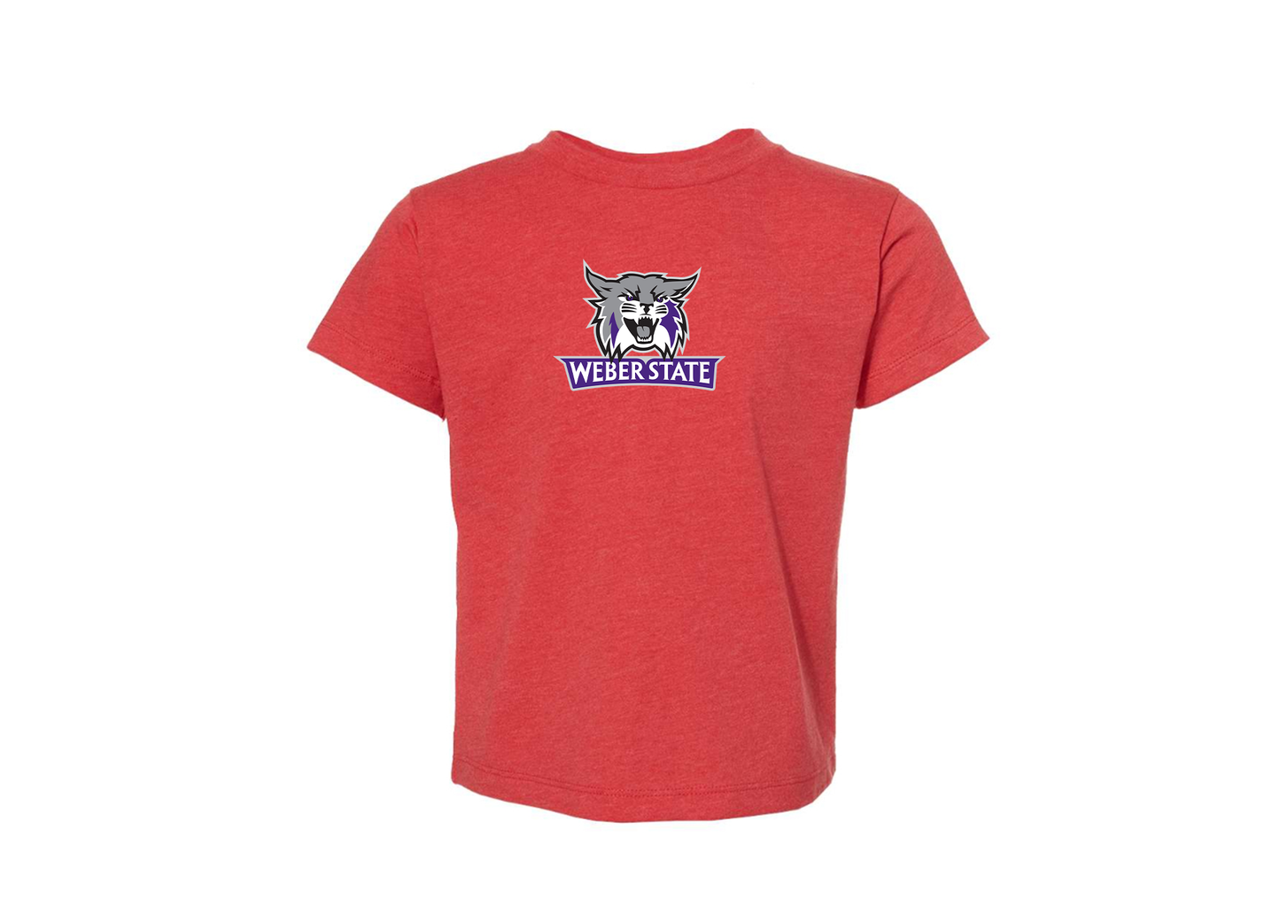 Weber State Wildcats BELLA  CANVAS Toddler Jersey Tee
