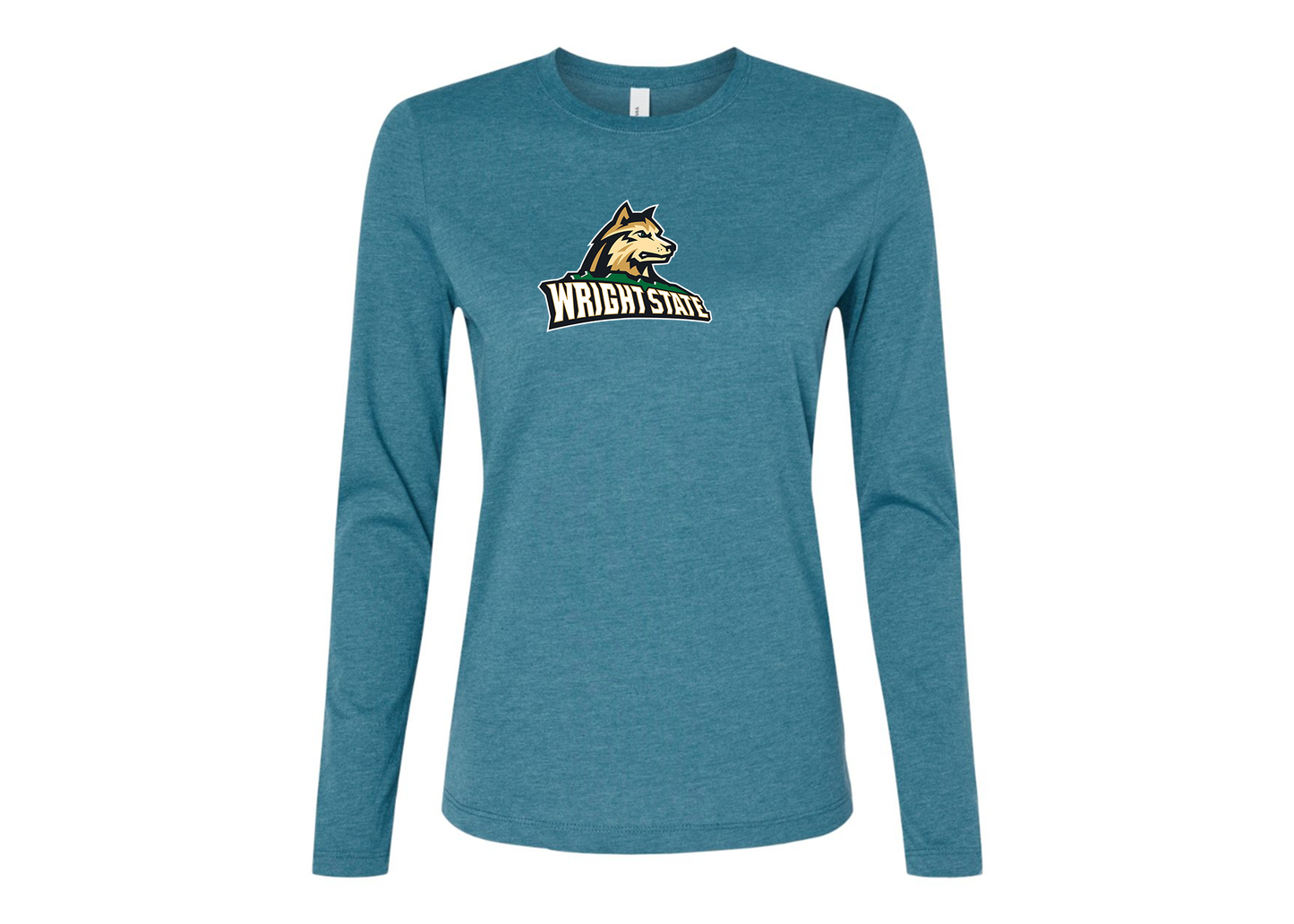 BELLA CANVAS Women’s Wright State Raiders Jersey Long Sleeve Tee