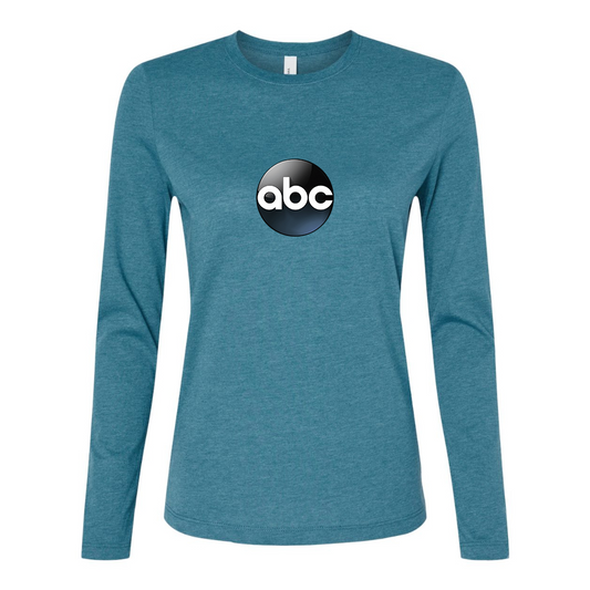 BELLA CANVAS Women’s Abc Logo Jersey Long Sleeve Tee