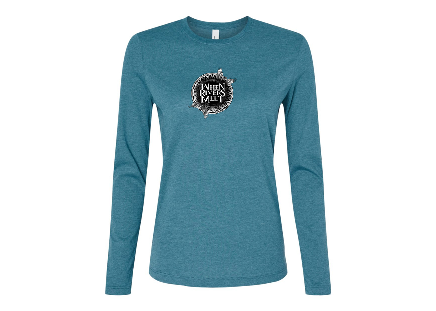 BELLA CANVAS Women’s When Rivers Meet Jersey Long Sleeve Tee