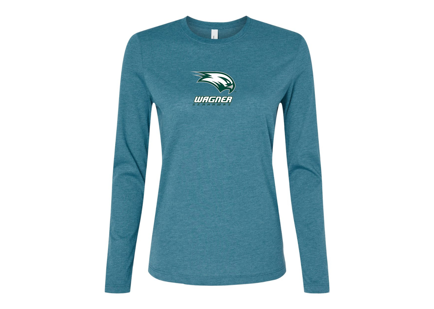 BELLA CANVAS Women’s Wagner Seahawks Jersey Long Sleeve Tee