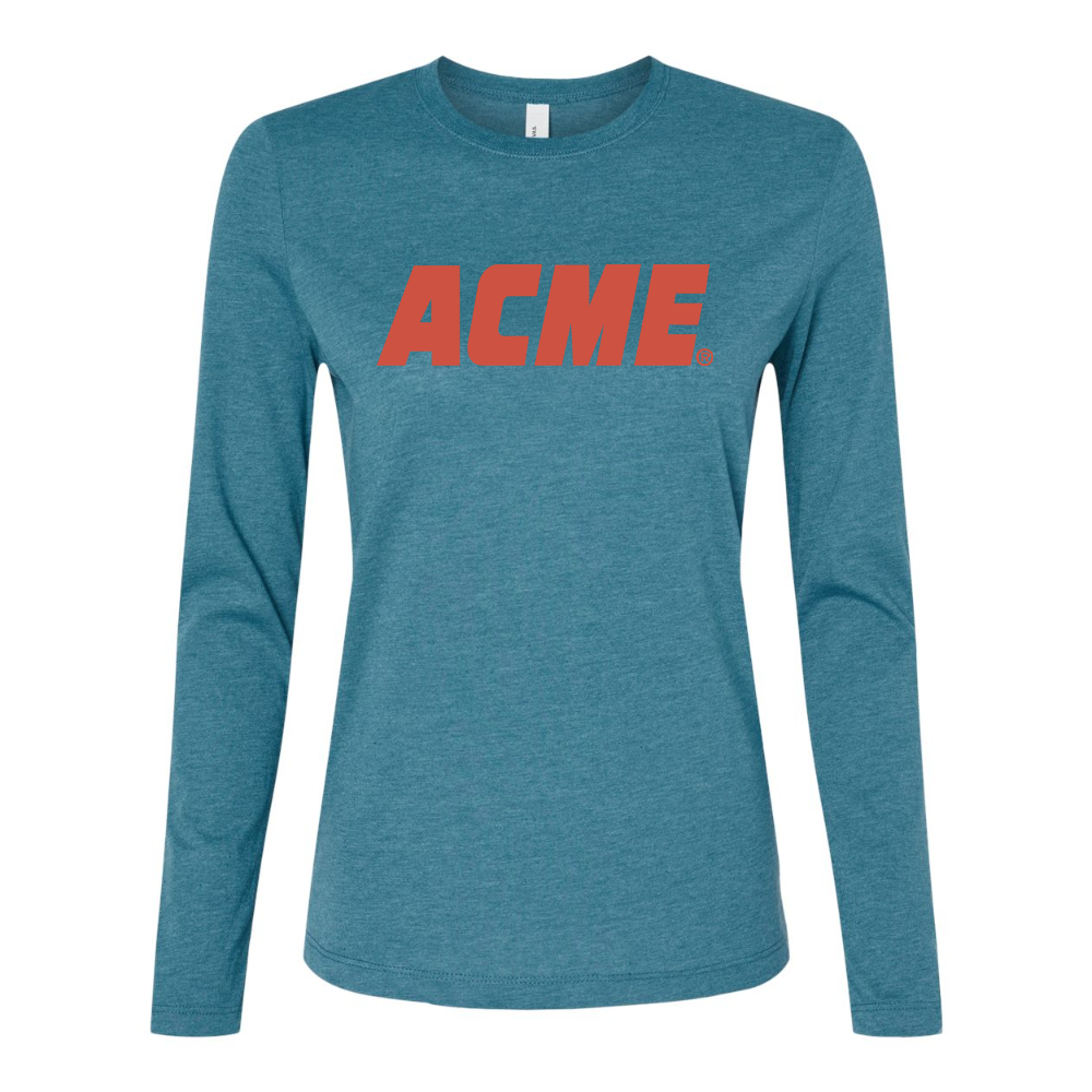 BELLA CANVAS Women’s ACME Logo Jersey Long Sleeve Tee