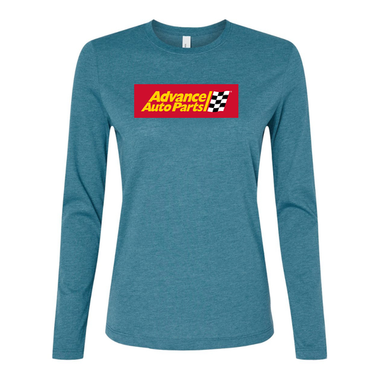 BELLA CANVAS Women’s Advance Auto Parts Logo Jersey Long Sleeve Tee