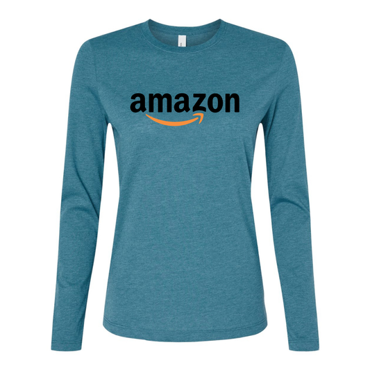 BELLA CANVAS Women’s Amazon Logo Jersey Long Sleeve Tee