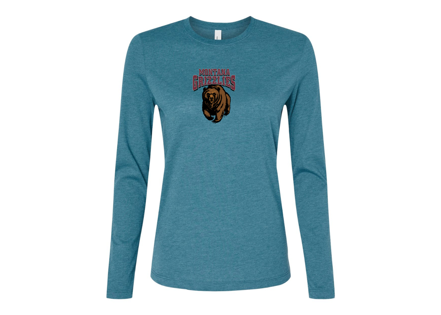 BELLA CANVAS Women’s Montana Grizzliesl Jersey Long Sleeve Tee