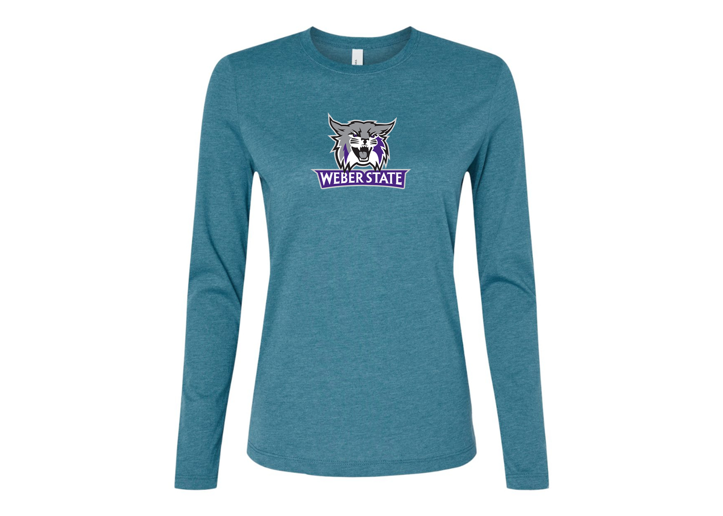 BELLA CANVAS Women’s Weber State Wildcats Jersey Long Sleeve Tee