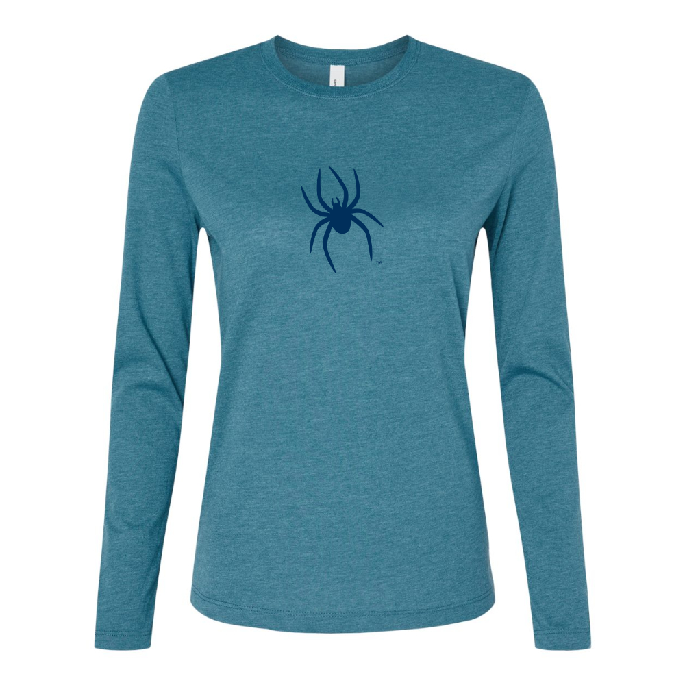 BELLA CANVAS Women’s Richmond Spiders Logo Jersey Long Sleeve Tee