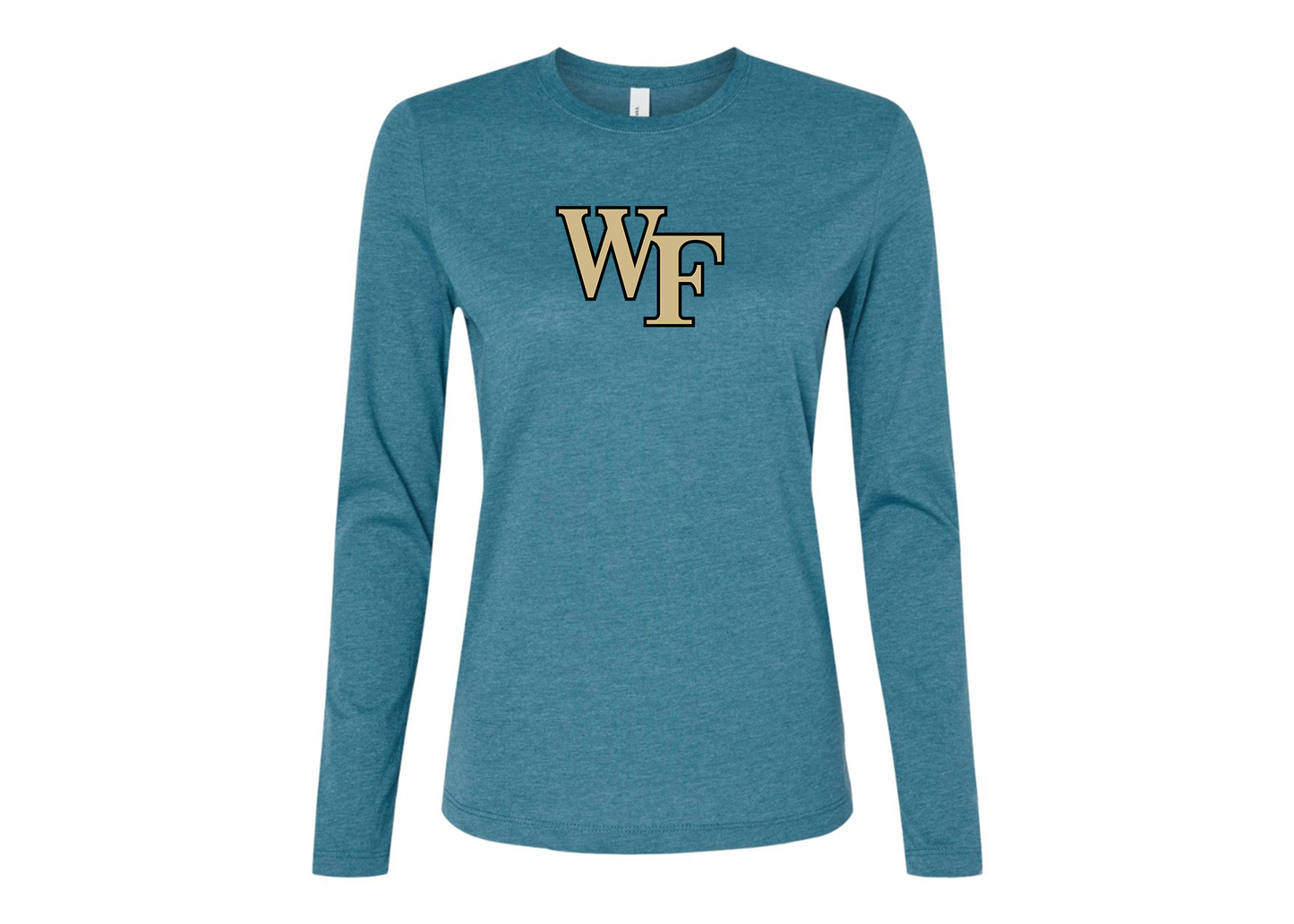 BELLA CANVAS Women’s Wake Forest Demon Deacons Jersey Long Sleeve Tee