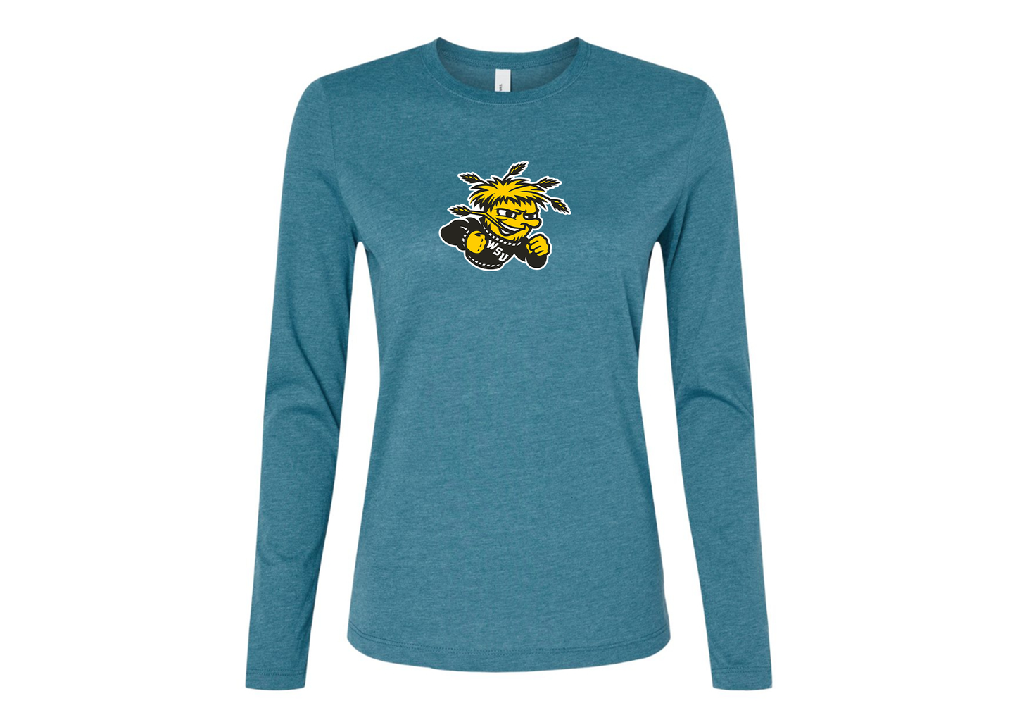 BELLA CANVAS Women’s Wichita State Shockers Jersey Long Sleeve Tee