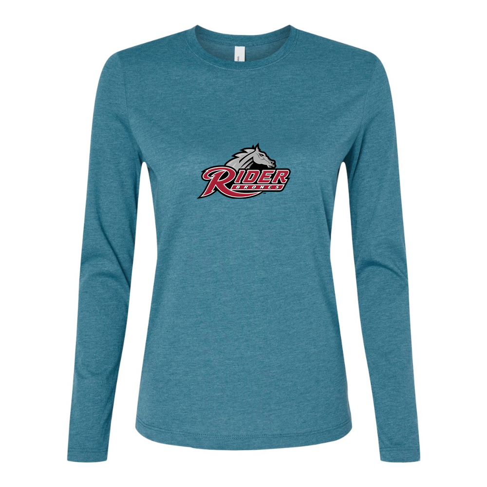 BELLA CANVAS Women’s Rider Broncs Logo Jersey Long Sleeve Tee