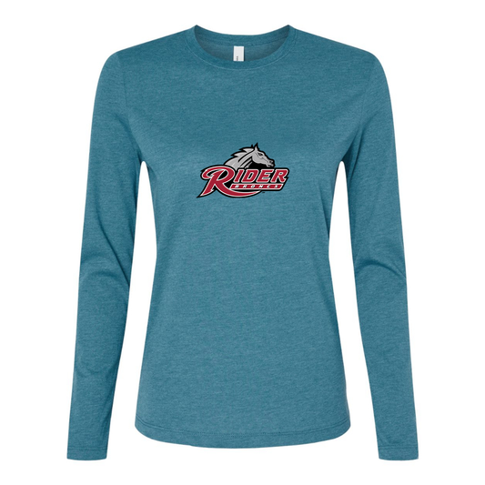 BELLA CANVAS Women’s Rider Broncs Logo Jersey Long Sleeve Tee
