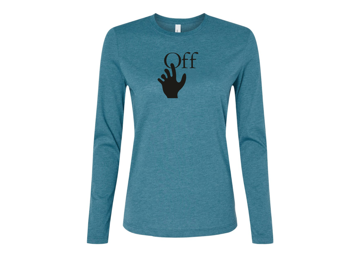 BELLA CANVAS Women’s Off-White Hand Jersey Long Sleeve Tee