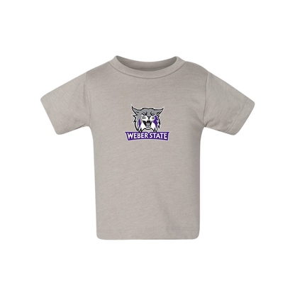 Weber State Wildcats BELLA CANVAS Infant Jersey Tee