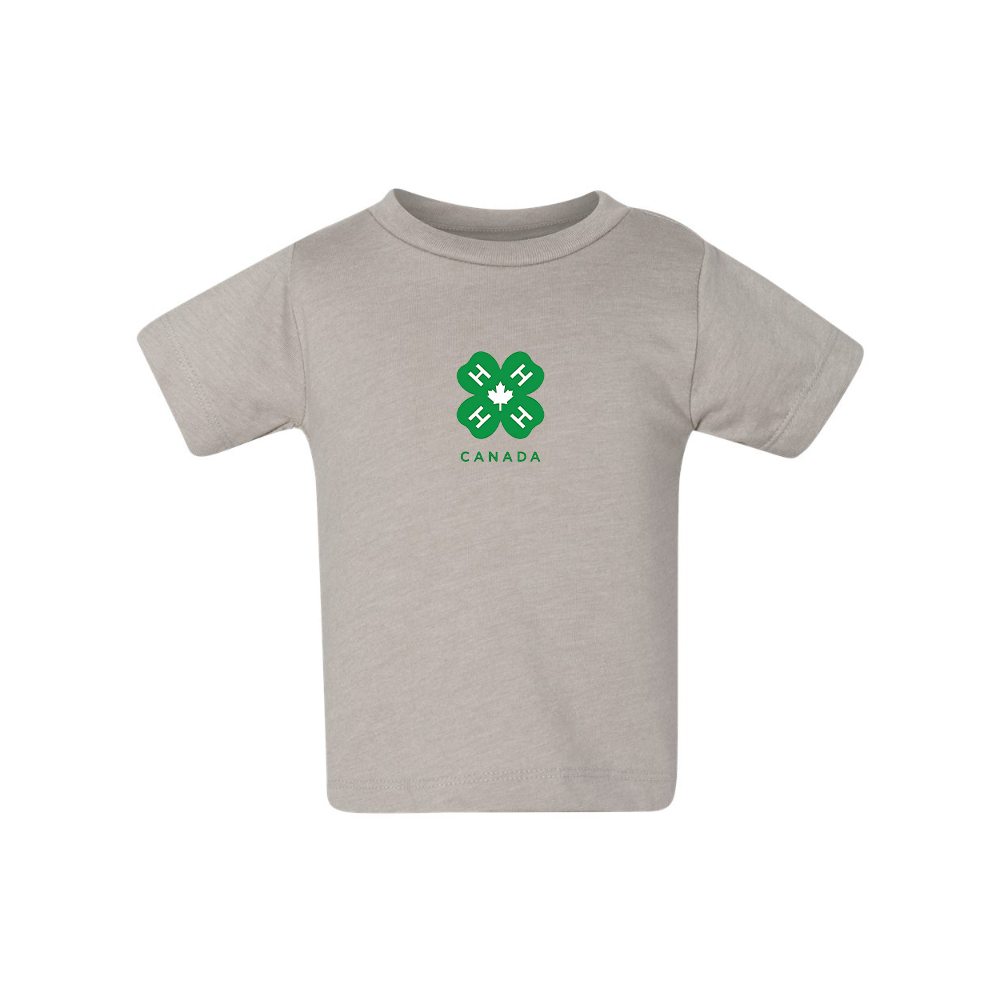 4H Canada Logo BELLA CANVAS Infant Jersey Tee