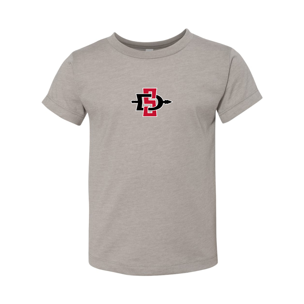 San Diego State Aztecs Logo BELLA  CANVAS Toddler Jersey Tee
