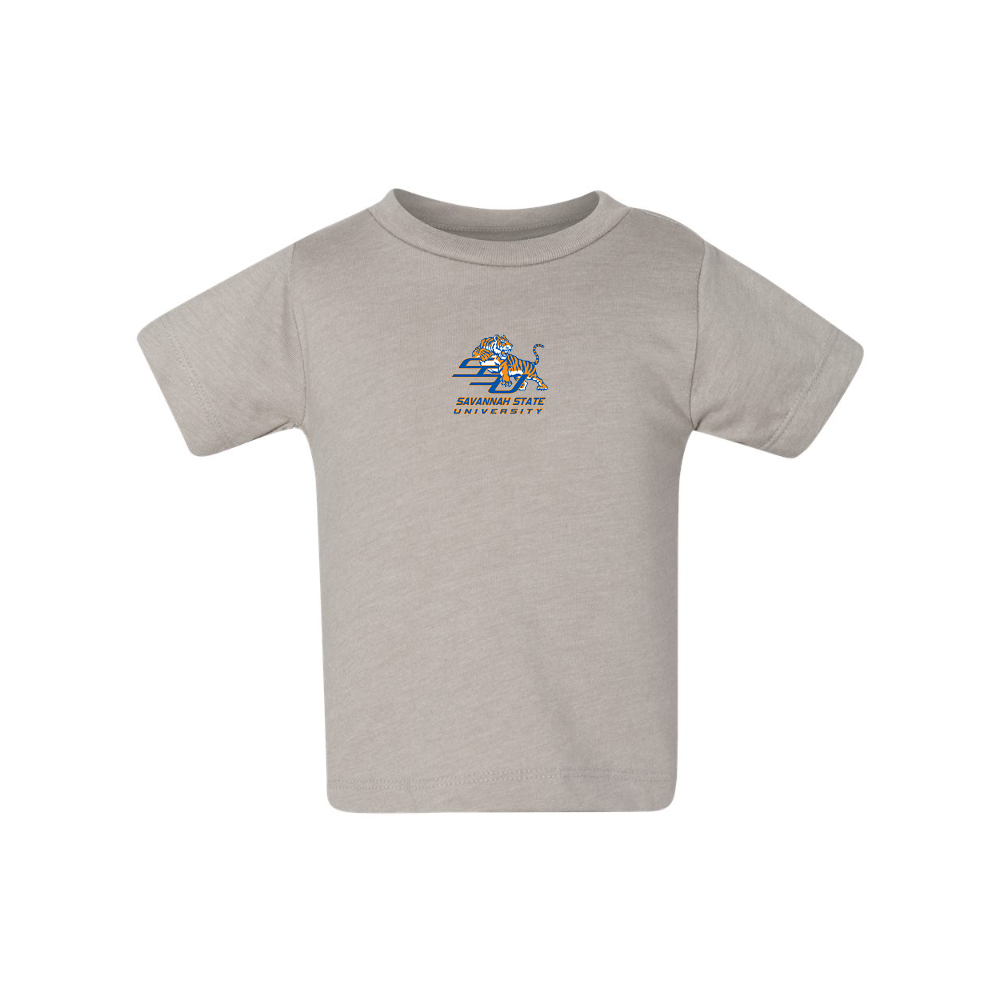 Savannah State Tigers Logo BELLA CANVAS Infant Jersey Tee