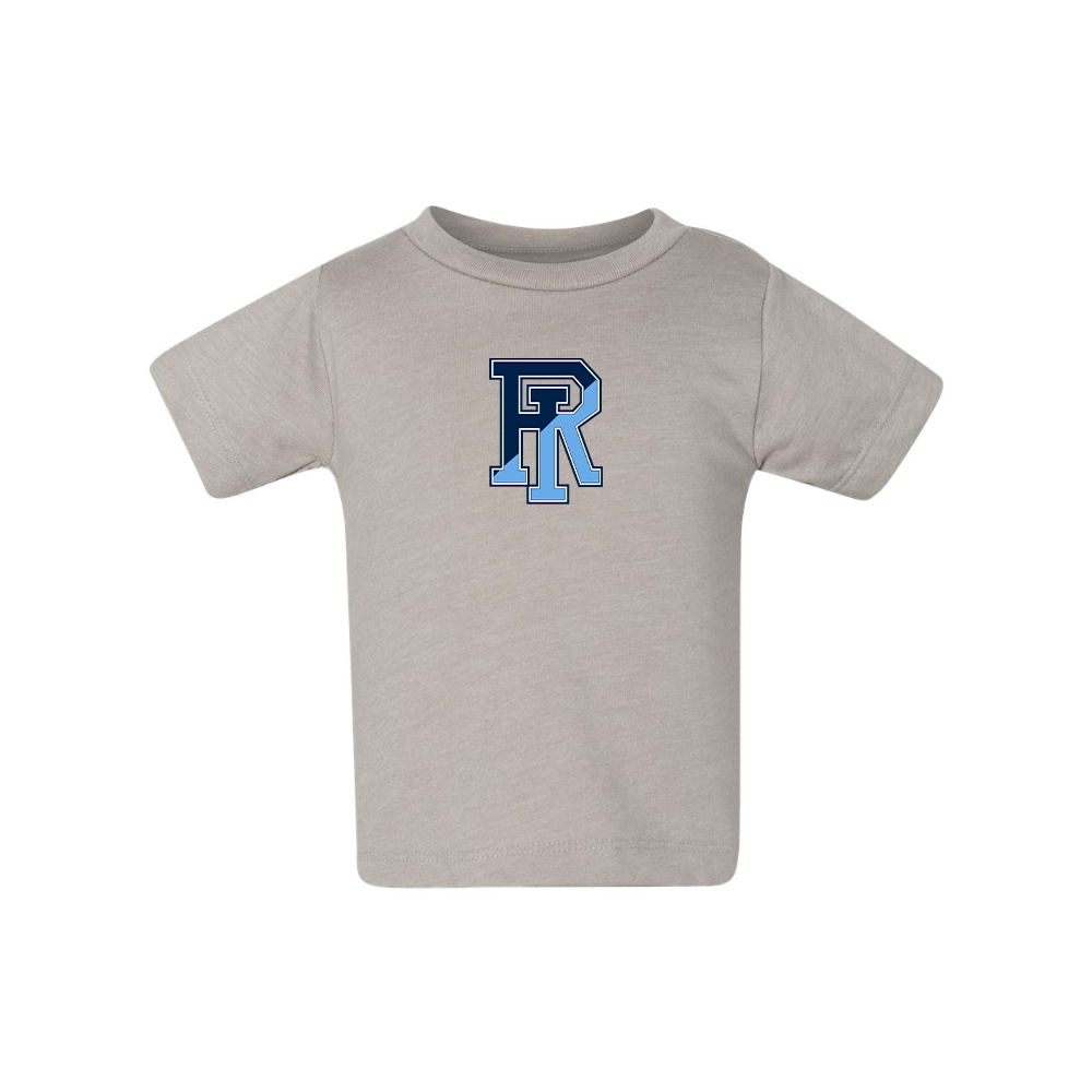 Rhode Island Rams Logo BELLA CANVAS Infant Jersey Tee