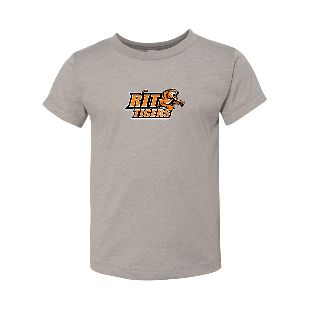 RIT Tigers Logo BELLA  CANVAS Toddler Jersey Tee