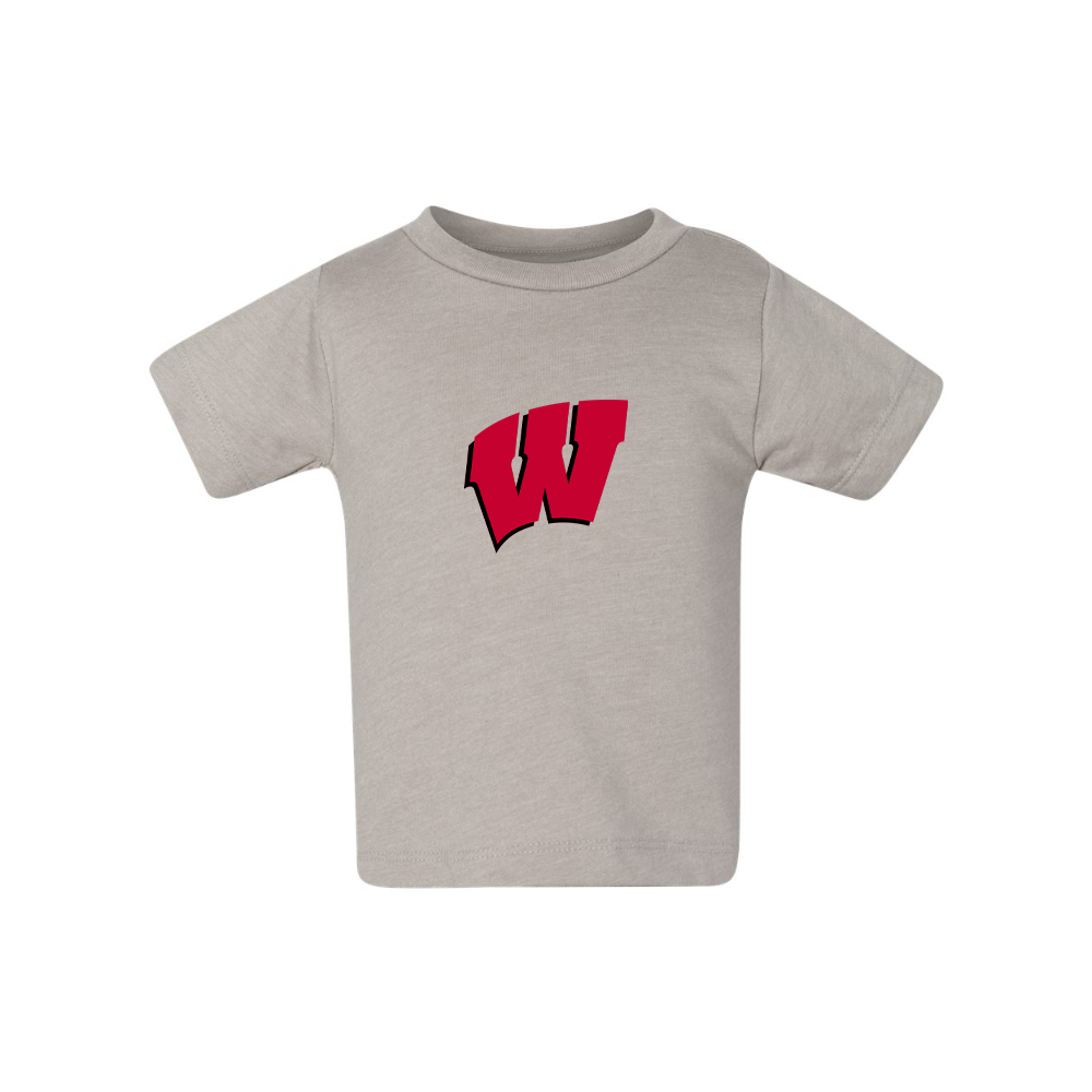 Wisconsin Badgers BELLA CANVAS Infant Jersey Tee