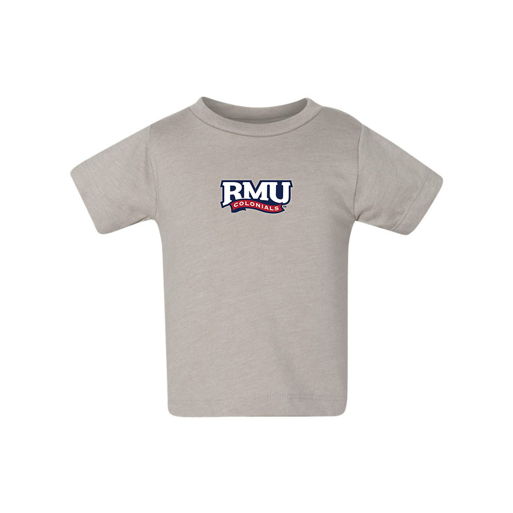 Robert Morris Colonials Logo BELLA CANVAS Infant Jersey Tee