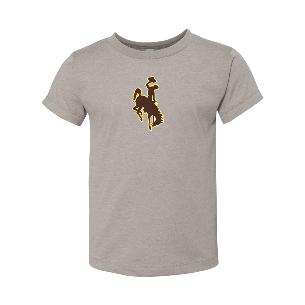 Wyoming Cowboys BELLA  CANVAS Toddler Jersey Tee