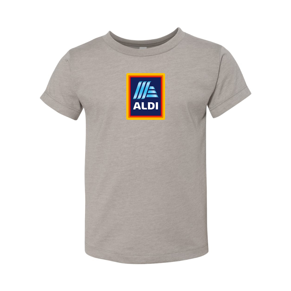Aldi Logo BELLA  CANVAS Toddler Jersey Tee