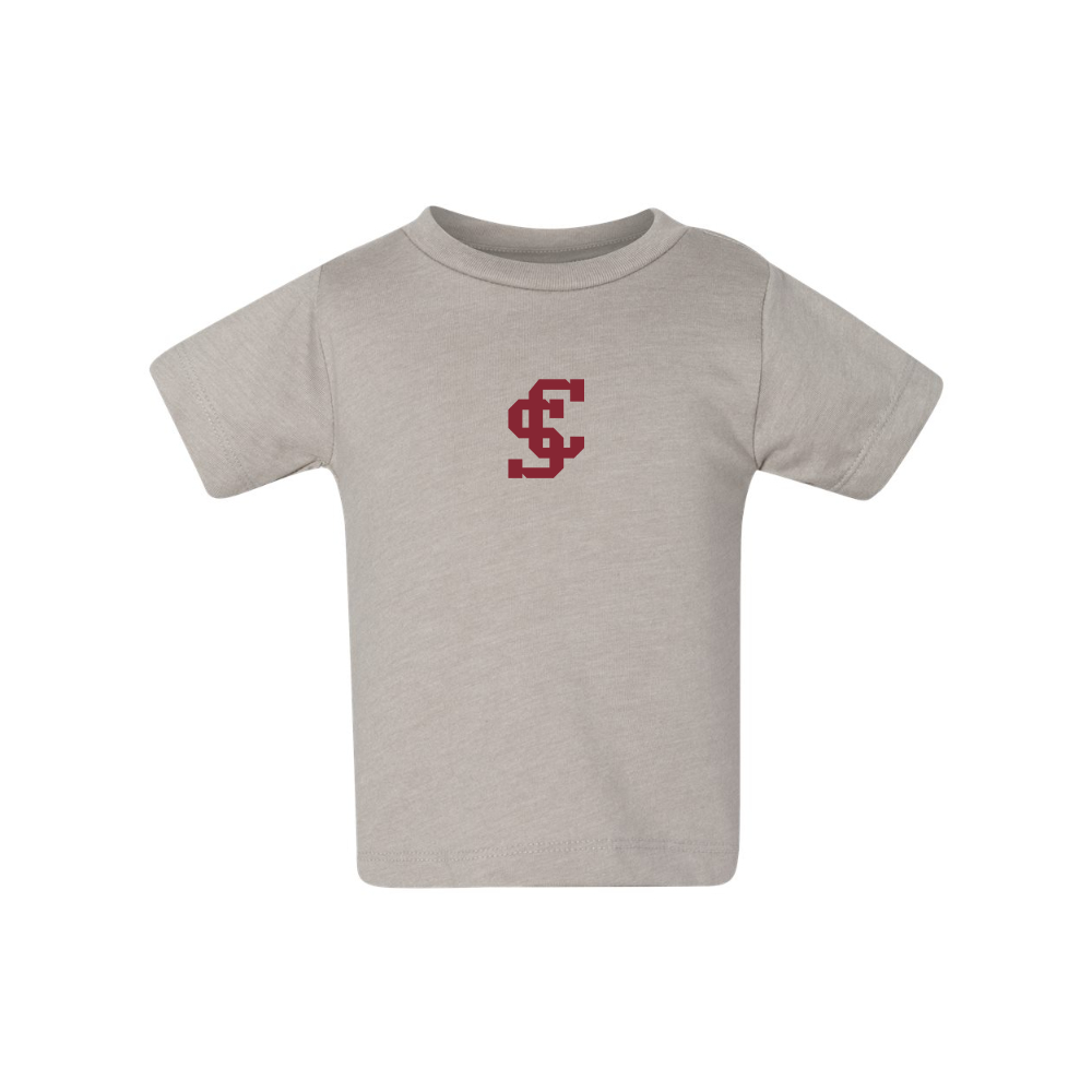 Santa Clara Broncos Logo BELLA CANVAS Infant Jersey Tee