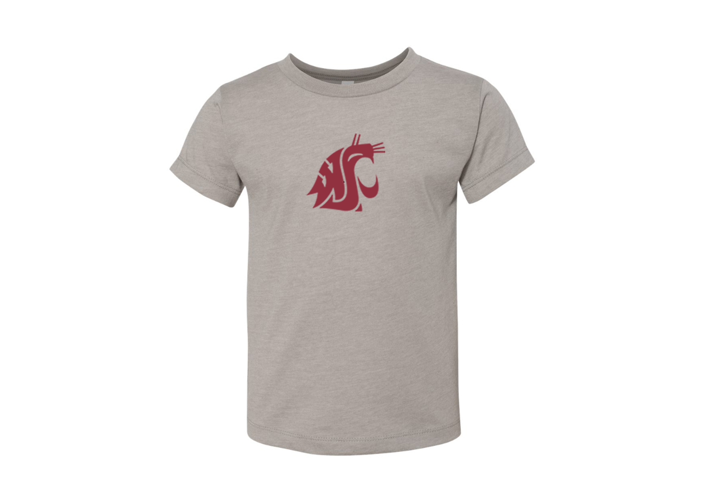Washington State Cougars BELLA  CANVAS Toddler Jersey Tee