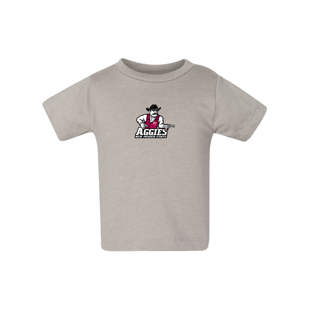 Aggies New Mexico State Logo BELLA CANVAS Infant Jersey Tee