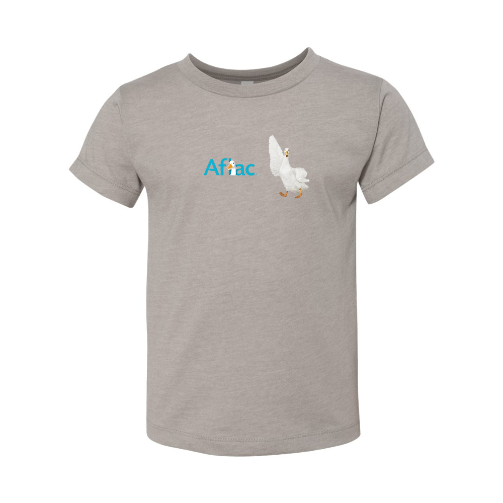 Aflac Logo and Duck BELLA  CANVAS Toddler Jersey Tee