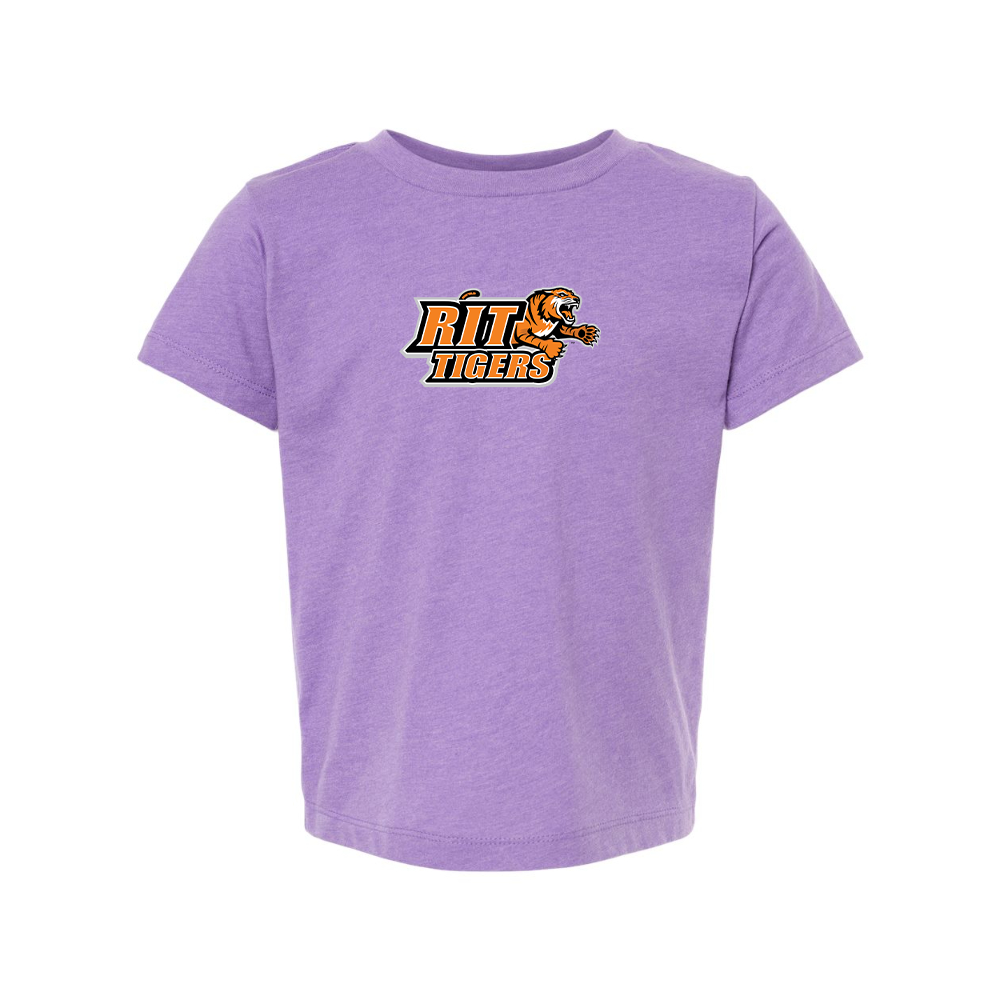 RIT Tigers Logo BELLA  CANVAS Toddler Jersey Tee