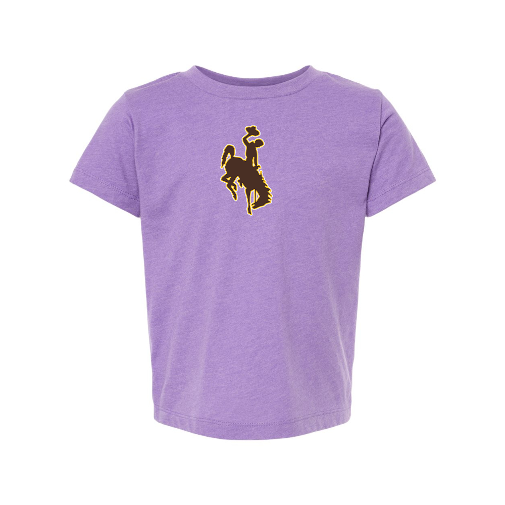Wyoming Cowboys BELLA  CANVAS Toddler Jersey Tee