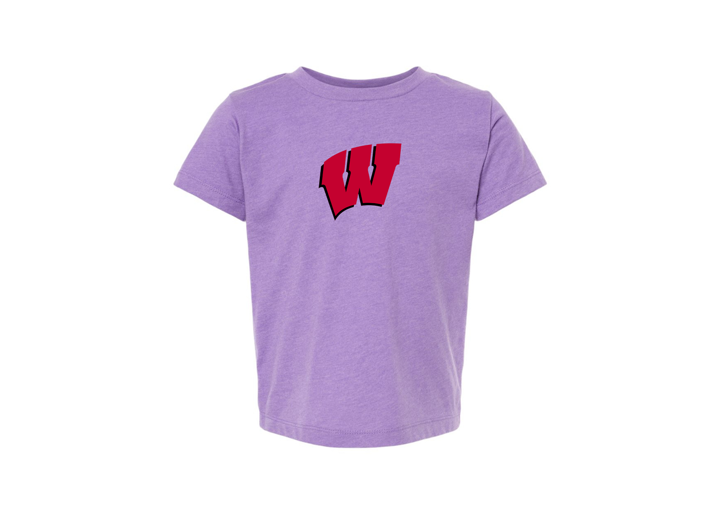 Wisconsin Badgers BELLA  CANVAS Toddler Jersey Tee