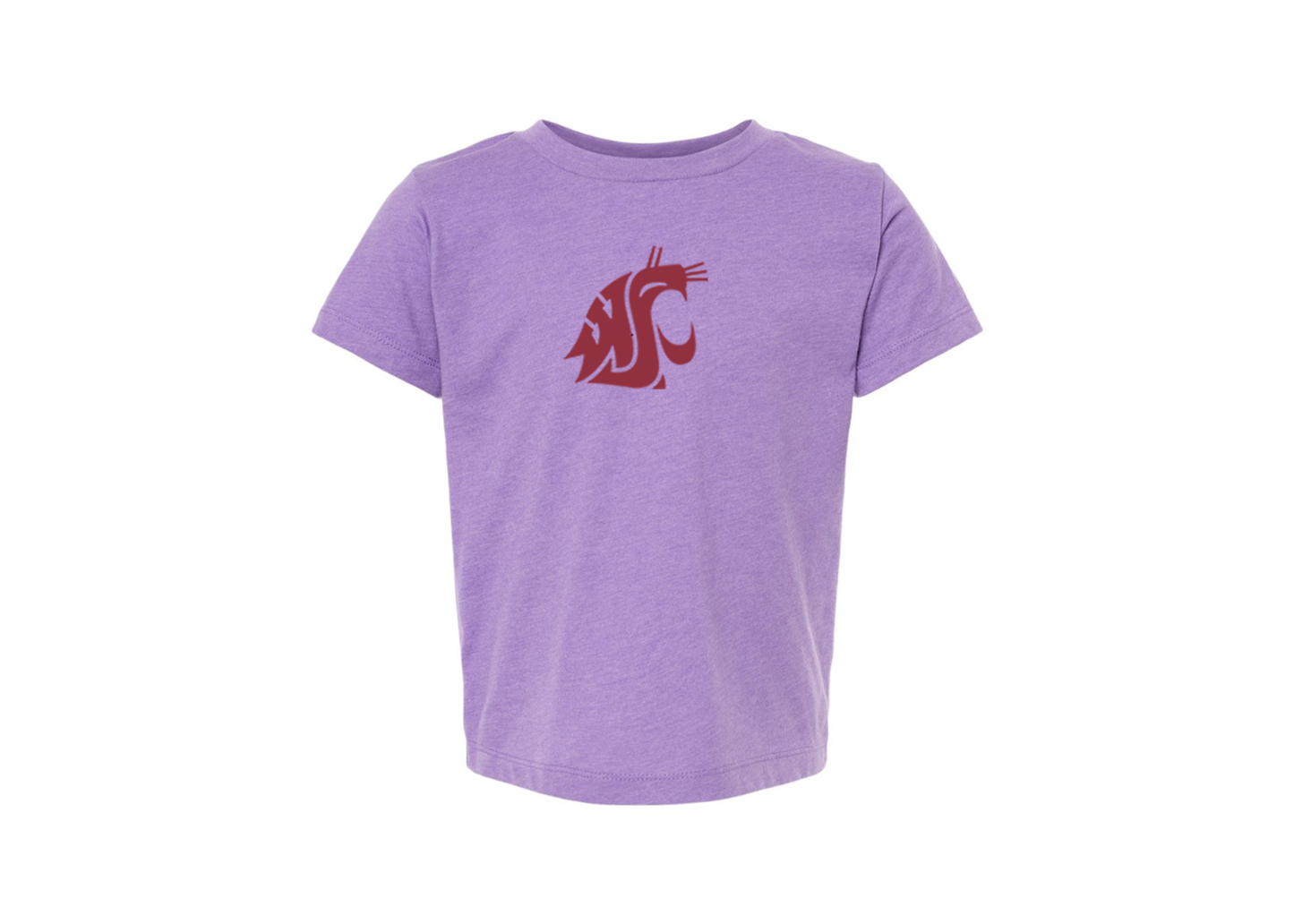 Washington State Cougars BELLA  CANVAS Toddler Jersey Tee